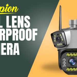 Dual Lens Outdoor Camera